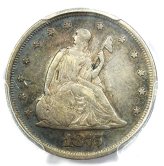 1875-P PCGS XF Details Twenty Cent Coin