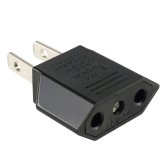 Euro-to-US Power Plug Converter for Travel and Home Use