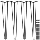 DIY Heavy Duty Hairpin Table Legs - Set of 4, 20 inch