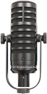 Dynamic XLR Broadcast Microphone - Black