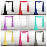 Colorful Sheer Window Scarf Valance - Fully Stitched Drapes