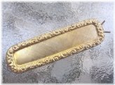 Brass Scroll Hair Barrette