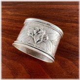 Silver Canine Napkin Holder