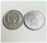 Israeli Cornucopia 2 Shekel Coin (2008-2017)