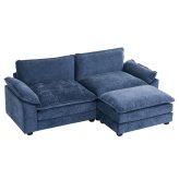 Modular Living Room Sectional Set with Ottoman