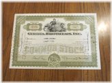 Vintage Gimbel Brothers Stock Certificate Collection