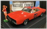 The Orange Charger - 1/32 Scale Slot Car