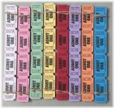 Colorful Carnival Tickets - Set of 500 for Festive Fun and Games