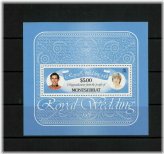 Royal Wedding Commemorative Stamp Collection from Montserrat