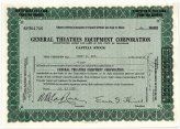 Vintage Cinema Equity Certificate