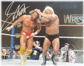 Legends Collide: Greg Valentine and Randy Savage Signed Photo