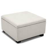 Snowcap Tufted Storage Bench