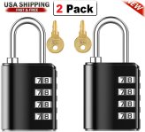 SecureGuard Combination Padlock with Keys