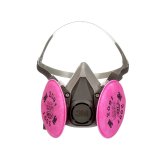 Half Face Respirator with P100 Filter Set - Medium Size