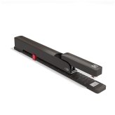 SwiftBind 20-Sheet Long Reach Stapler in Sleek Black