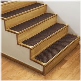 Bittersweet Brown Double-Ribbed Stair Treads