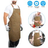 Craftsman Canvas Apron with Adjustable Fit and Handy Pockets