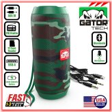 CamoWave Waterproof Bluetooth Speaker with Stereo Bass, TF Card, FM Radio and Loud Sound