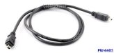 Black 4 Pin Firewire Cable (3ft)