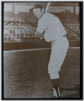 Mantle's Sepia Tone Yankees Tribute Print
