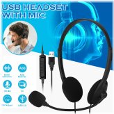 ClearChat USB Headset with Noise Cancelling Microphone