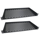 Ventilated Pro Audio Shelf Set for Secure Rack Mounting