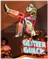 Vintage Las Vegas Glitter Gulch Casino Photo 8x10