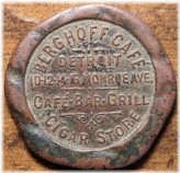 Detroit Good Luck Swastika Token