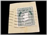 Emerald Isle Stamp Collection - Vintage 1930s Irish Pinisin Stamps Used on Envelope