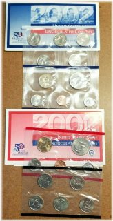 The Complete 2002 US Mint Set: 20 Coin Uncirculated Collection from Philadelphia & Denver