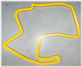 Laguna Seca Track Map Wall Art - Multiple Colors