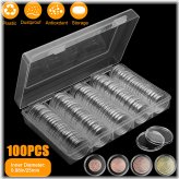 Silver Dollar Coin Display Case Set for 10 Coins