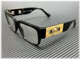 Black Gold Men's 55 mm Eyeglasses