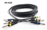 Stereo Mixer Snake Cable - XR-S520