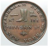 Riker's Patriotic Cent Token