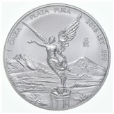 Mexican Silver Libertad 1 oz Coin (2016)