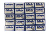 Silver Blue Double Edge Razor Blades by Gillette