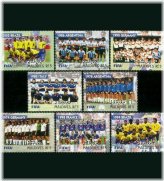 World Cup Wonders: Maldives 2004 Soccer Stamps - Complete Set of 8 - Mint