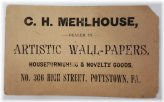 Vintage Wallpaper Dealer Card Collection