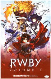 RWBY Cast Autographed Poster