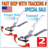 PrecisionPro Toenail Clippers - Heavy Duty Scissors for Thick and Ingrown Nails