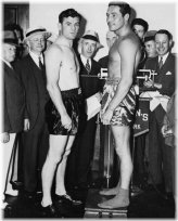 Vintage Boxing Weigh-In Print