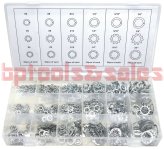 Spring Lock Tooth Washer Set - 720 Piece Assortment