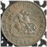 Upper Canada Half Penny Token - Lot#D8456