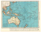 Vintage Oceania Cartography: 1943 Philippines & Pacific Islands Map (593)