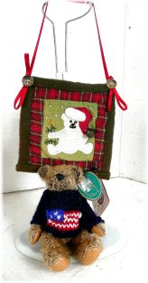 Quilted George Sweater Bear