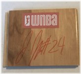 Seattle Storm WNBA Autographed Floor Tile by Jewell Loyd