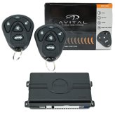 LX 3-Channel Car Security System with Keyless Entry and Dual Remotes