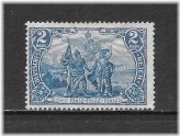 German Empire Bright Blue Stamp from 1905