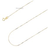 Golden Box Chain Necklace